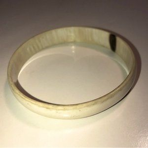 Vtg real horn bangle 8.1” / 2.6” diameter